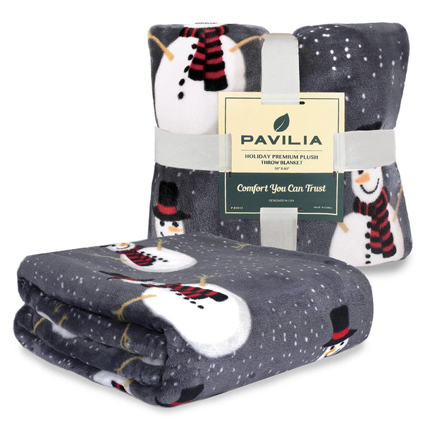 Couverture en polar Bonhommes de neige