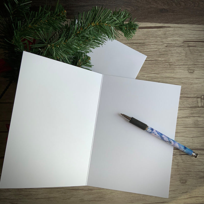 Carte gnome et bonhomme de neige