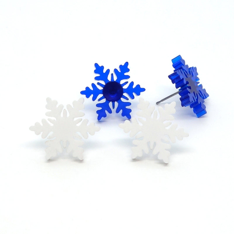 Boucles d’oreille flocon