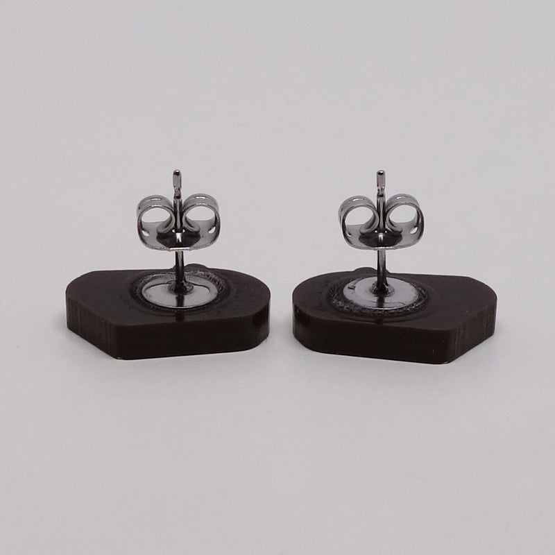 Boucles d’oreille bûche de Noël