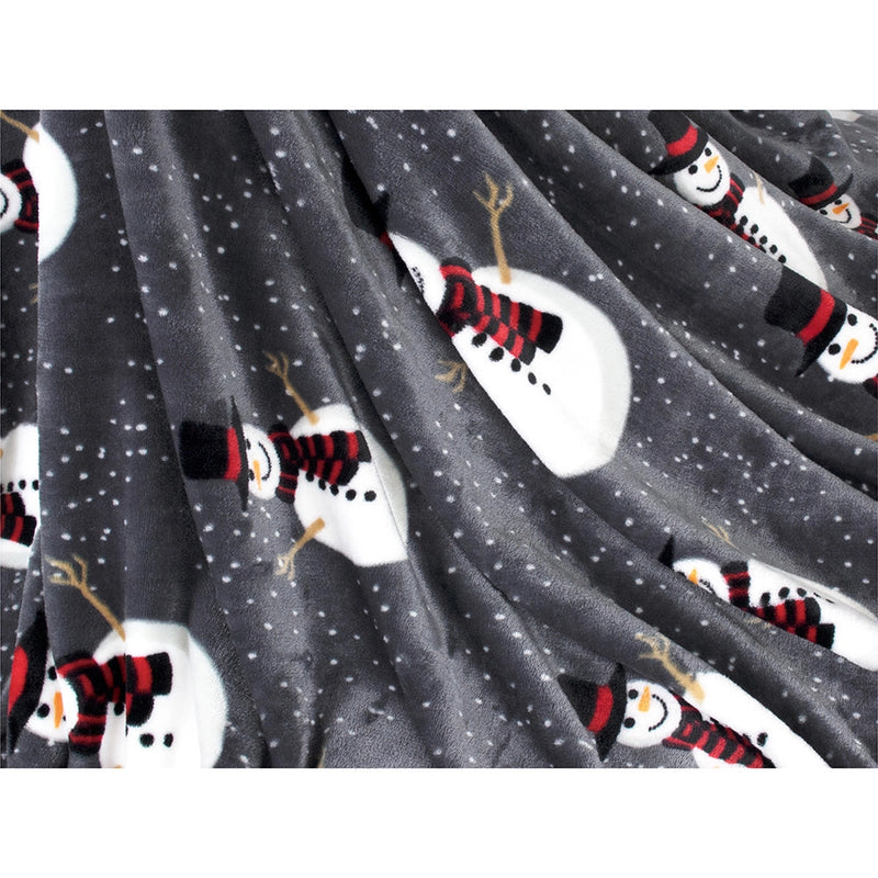Couverture en polar Bonhommes de neige