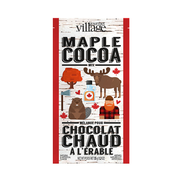 Chocolat chaud à l’érable, feu de camp