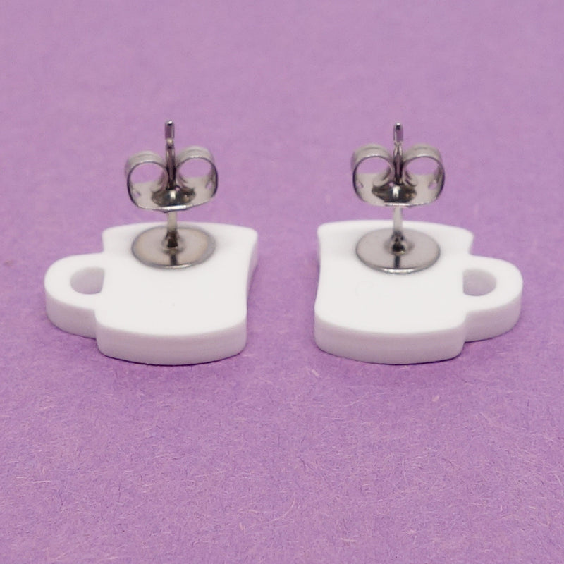Boucles d’oreille chocolat chaud