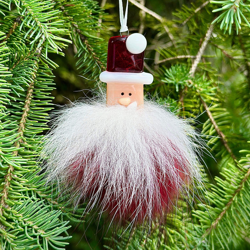 Père-Noël poilu pour le sapin