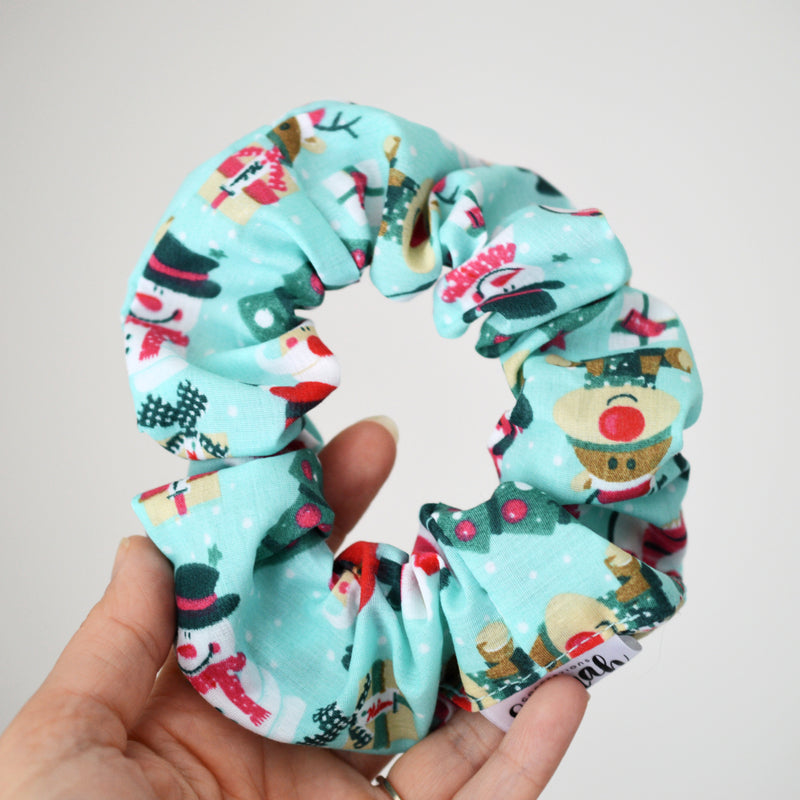 Chouchou pour cheveux Noël vintage
