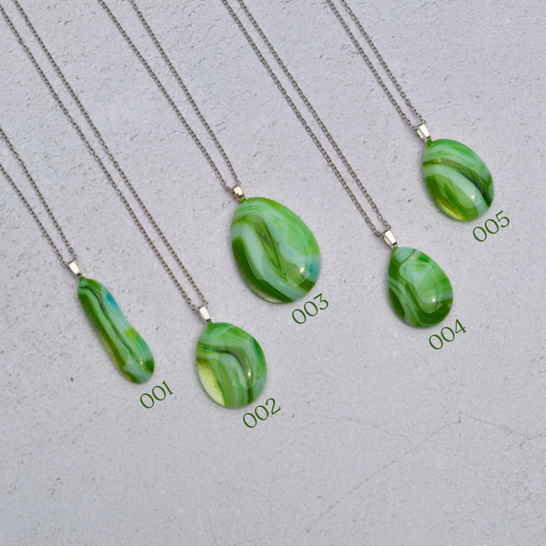 Agate verte rubanée – Vitalité et nature - Collection Gemstones | Station pôle Nord | Boutique de Noël