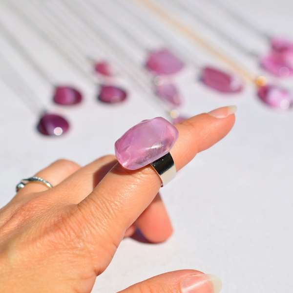 Quartz rose – Douceur et amour - Collection Gemstones | Station pôle Nord | Boutique de Noël