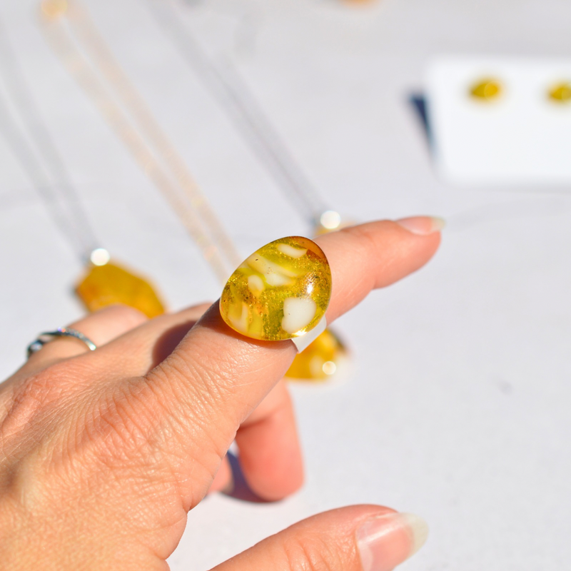 Citrine – Lumière et optimisme - Collection Gemstones | Station pôle Nord | Boutique de Noël