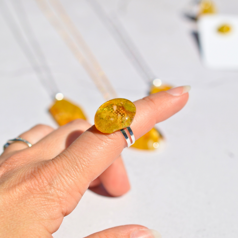 Citrine – Lumière et optimisme - Collection Gemstones | Station pôle Nord | Boutique de Noël