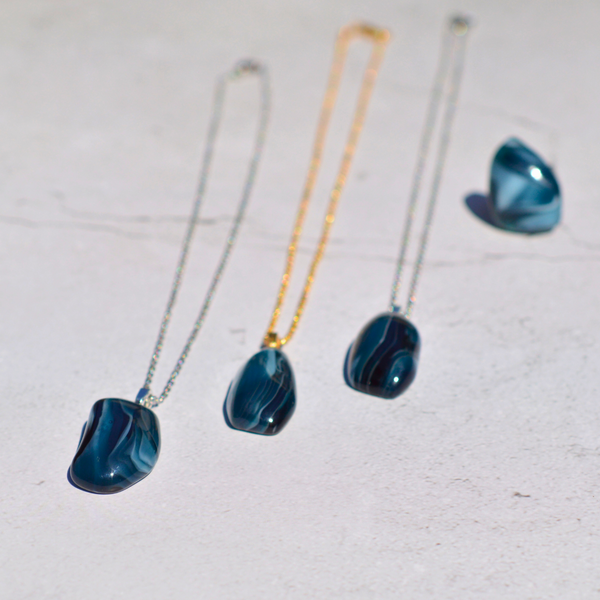 Agate mousse océan – Nature et liberté - Collection Gemstones | Station pôle Nord | Boutique de Noël