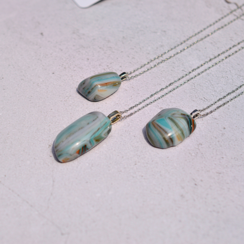 Chrysoprase – Fraîcheur printanière - Collection Gemstones | Station pôle Nord | Boutique de Noël