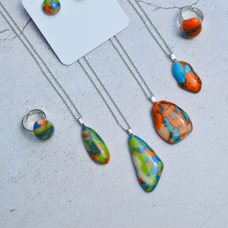 Opale de feu – Éclat flamboyant - Collection Gemstones | Station pôle Nord | Boutique de Noël