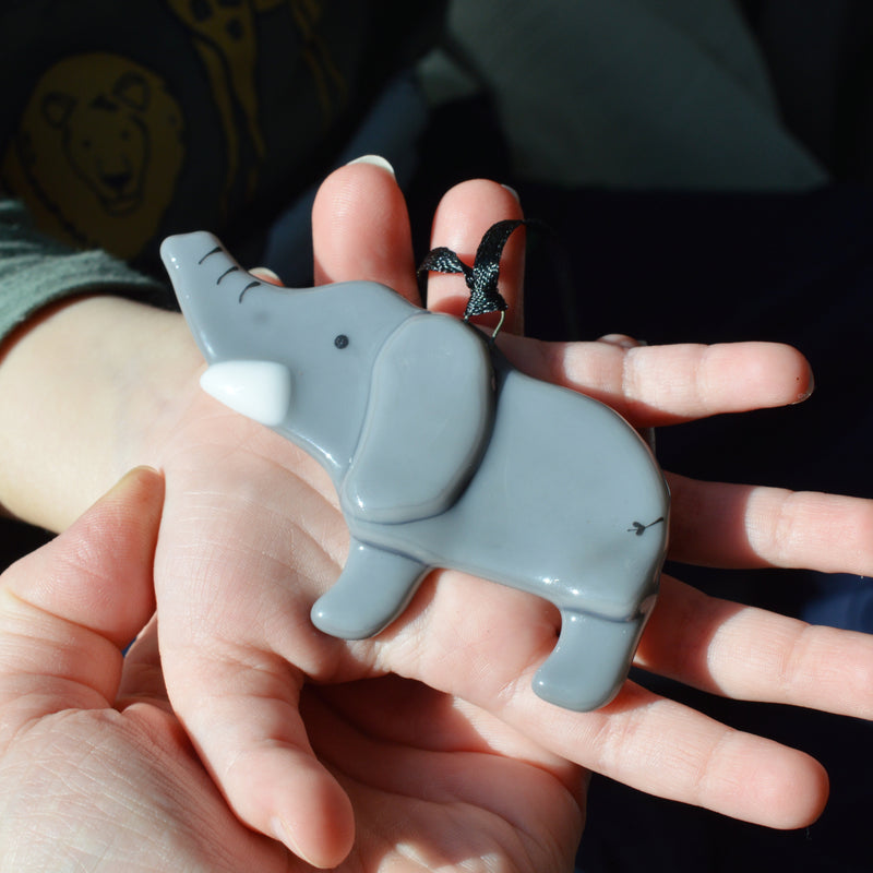 Suspension éléphant pour l’arbre de Noël