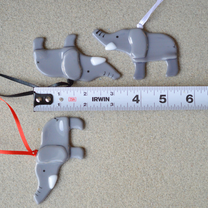Suspension éléphant pour l’arbre de Noël