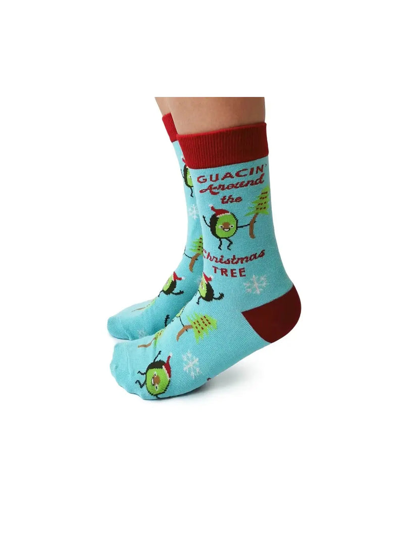 Chaussette guacamole de Noël - S/M (Femme)