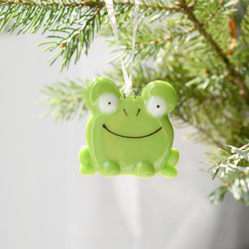 Boule de Noël grenouille