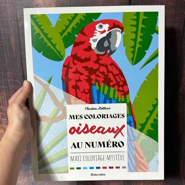 Livre mes coloriages oiseaux au numéro