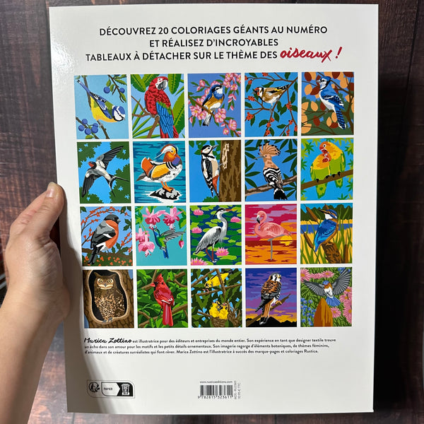 Livre mes coloriages oiseaux au numéro