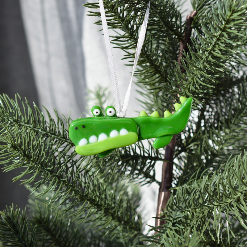 Crocodile pour suspendre à ton arbre de Noël