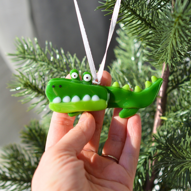 Crocodile pour suspendre à ton arbre de Noël