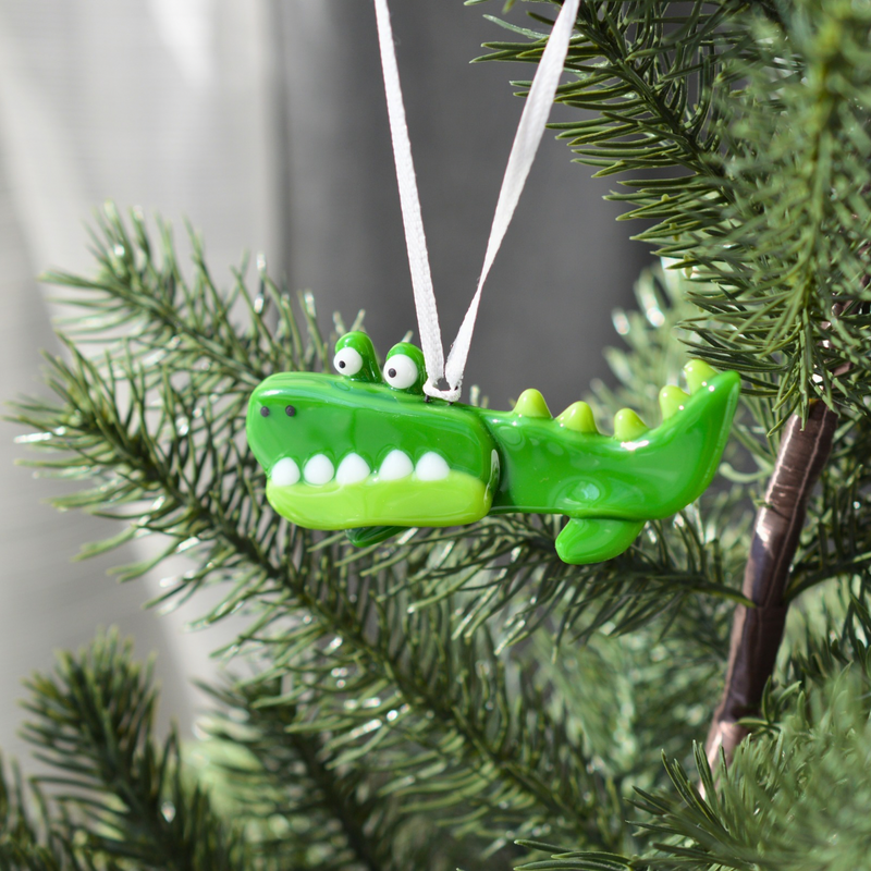 Crocodile pour suspendre à ton arbre de Noël