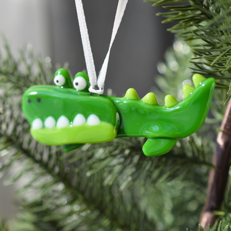 Crocodile pour suspendre à ton arbre de Noël