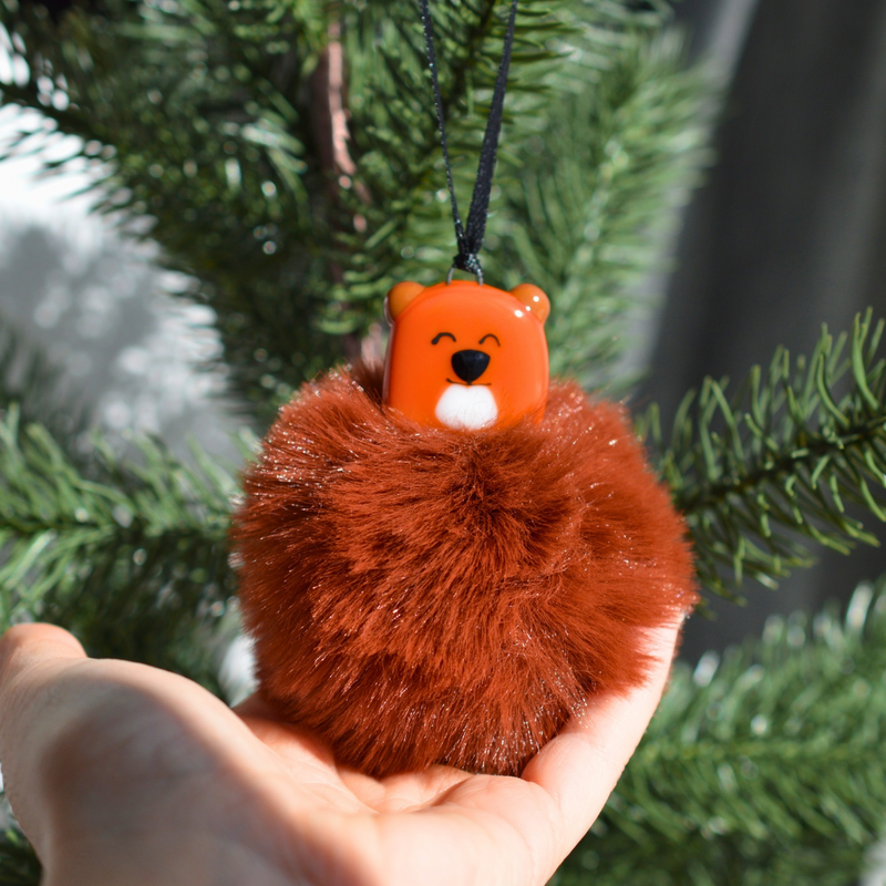 Ornement castor Poilu – le bâtisseur de douceur pour ton sapin