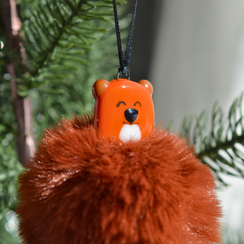 Ornement castor Poilu – le bâtisseur de douceur pour ton sapin