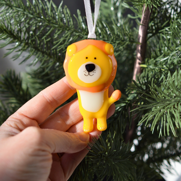 Lion pour suspendre à ton arbre de Noël