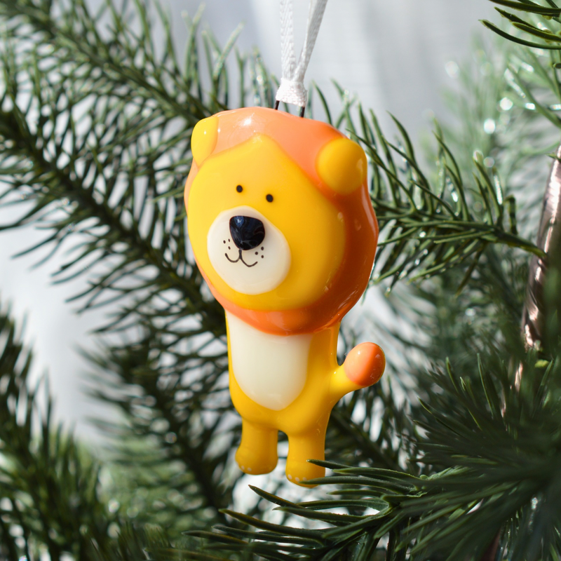 Lion pour suspendre à ton arbre de Noël