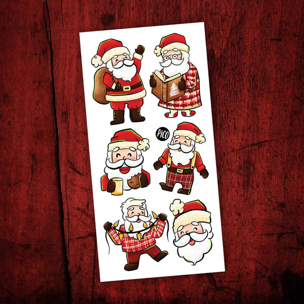 Tatouages Les pères Noël en pyjamas