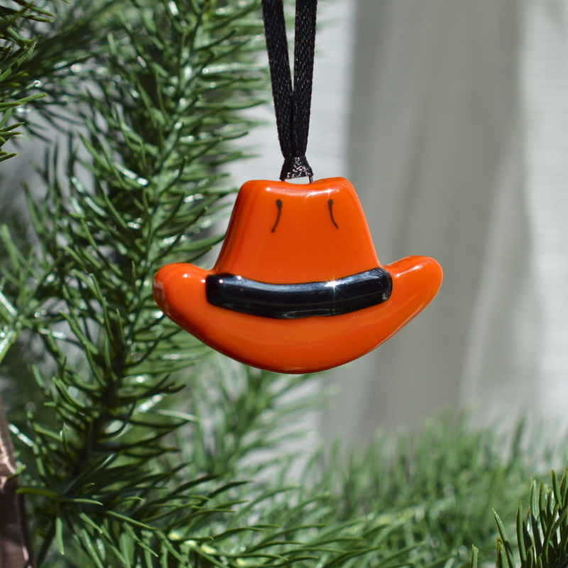 Ornement chapeau de Cowboy pour ton sapin