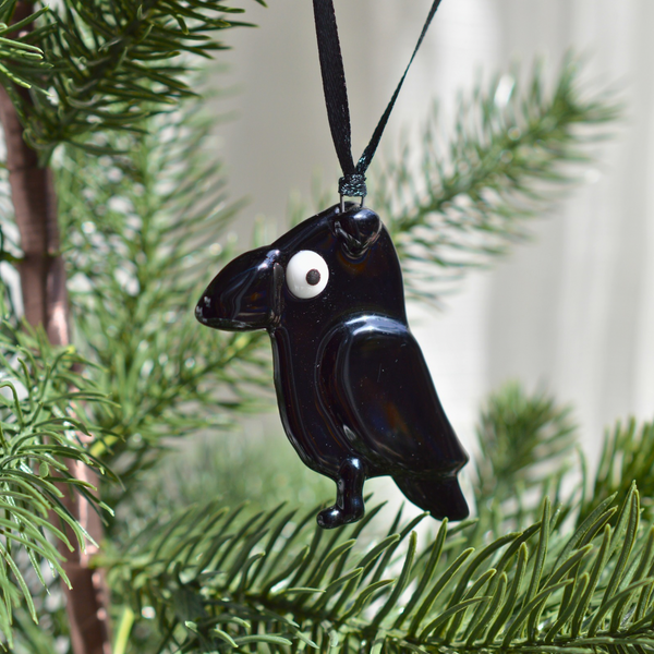 Décoration pour le sapin corbeau noir avec ou sans citrouille