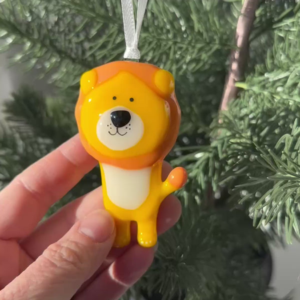 Lion pour suspendre à ton arbre de Noël