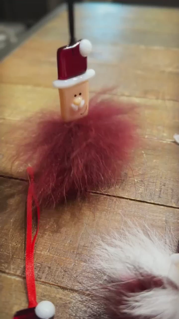 Père-Noël poilu pour le sapin
