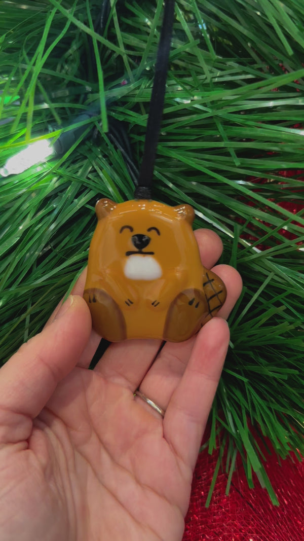 Castor à suspendre pour l’arbre de Noël