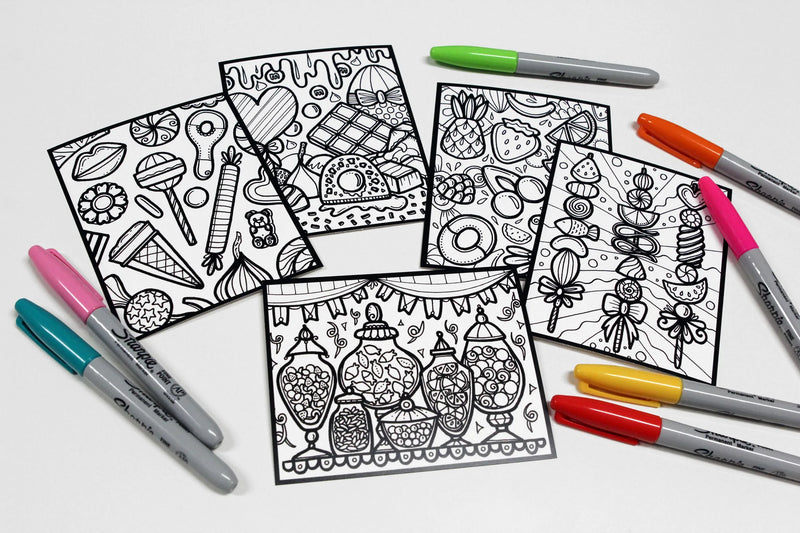 Coloriage bonbons