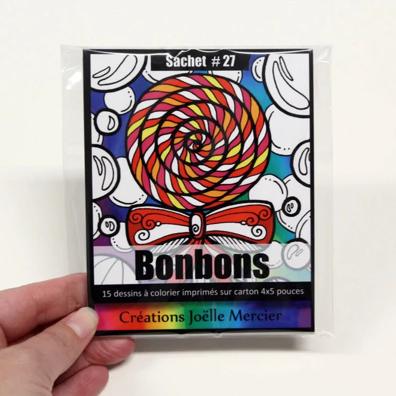 Coloriage bonbons