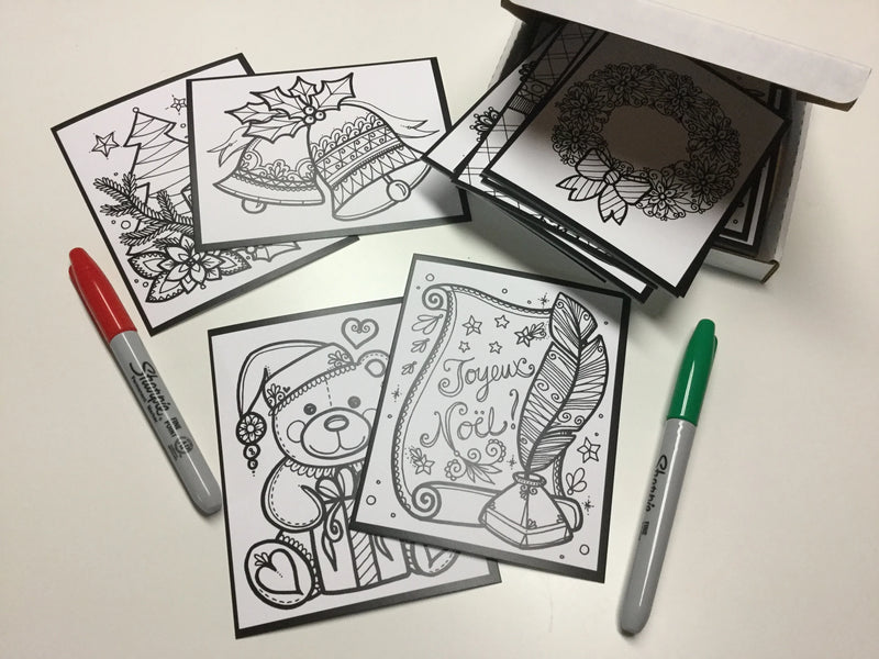 Coloriage spécial Noël
