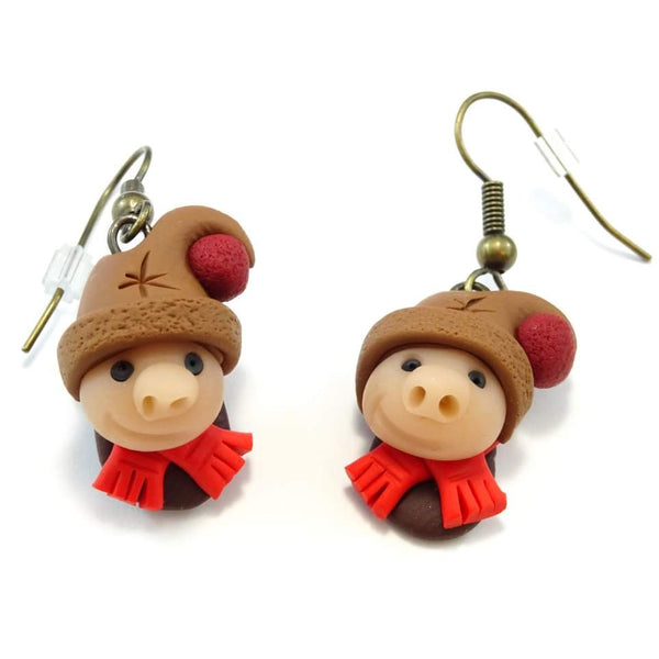 Boucles d’oreille Lutin