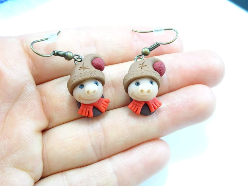 Boucles d’oreille Lutin