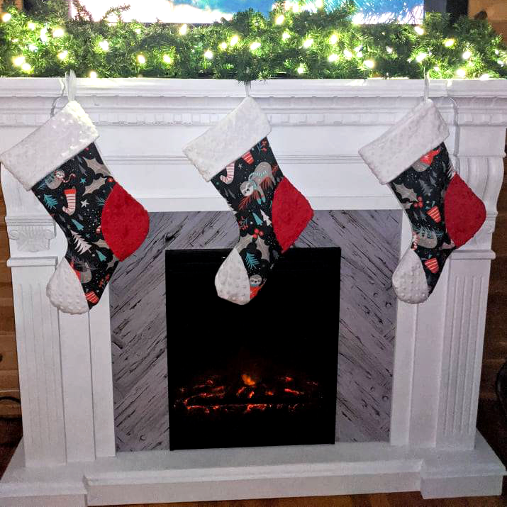 Bas de Noël de paresseux