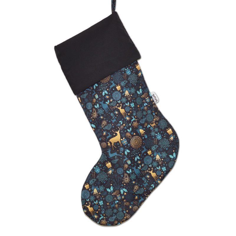 Bas de Noël à motifs variés
