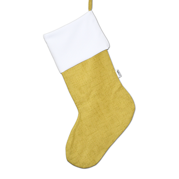 Bas de Noël de couleur unie