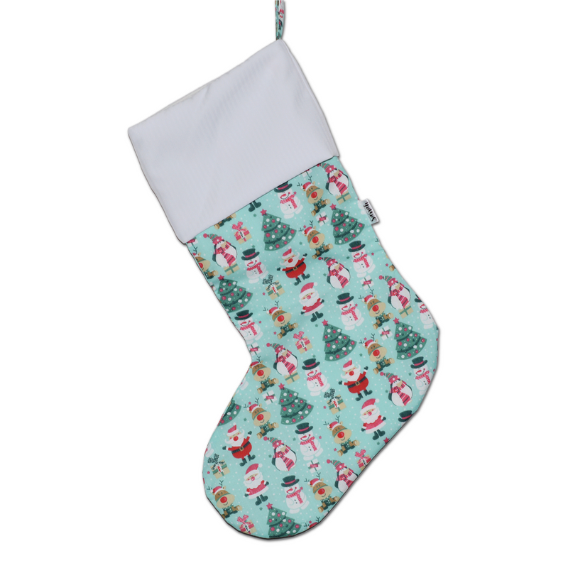 Bas de Noël à motifs variés