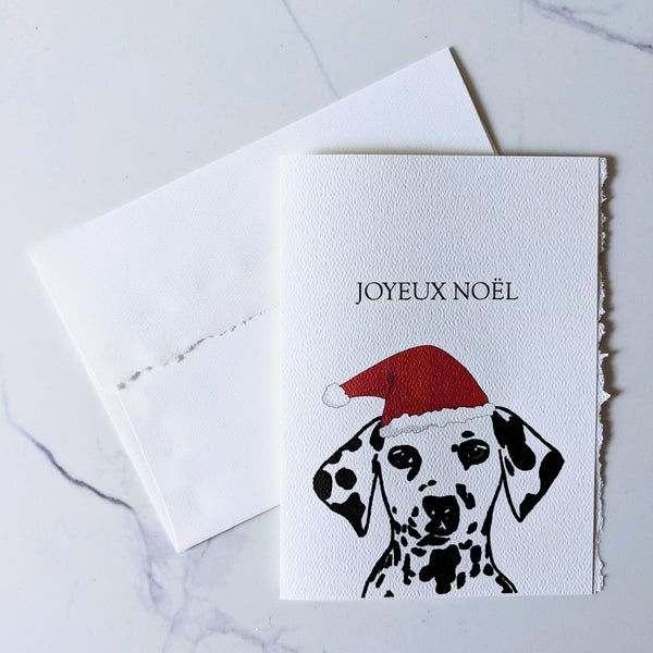 Carte Dalmatien de Noël