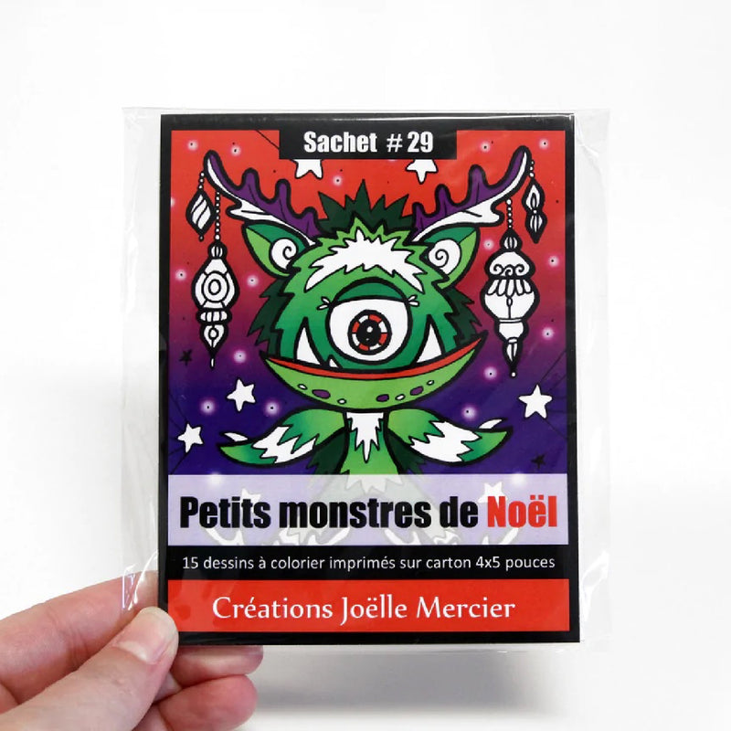 Coloriage Monstres de Noël