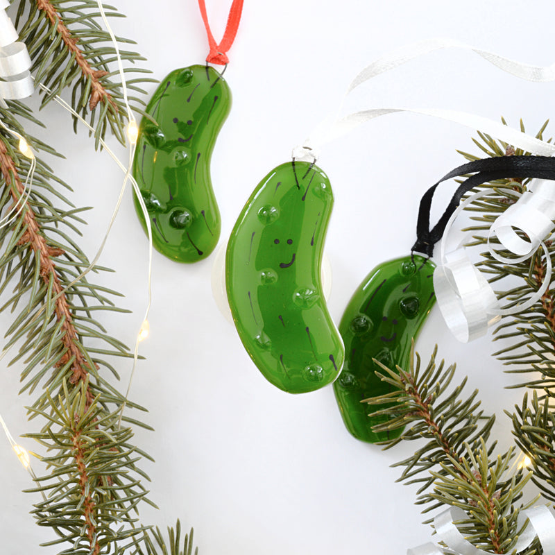 Le cornichon de Noël à suspendre