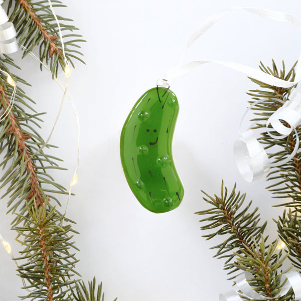 Le cornichon de Noël à suspendre