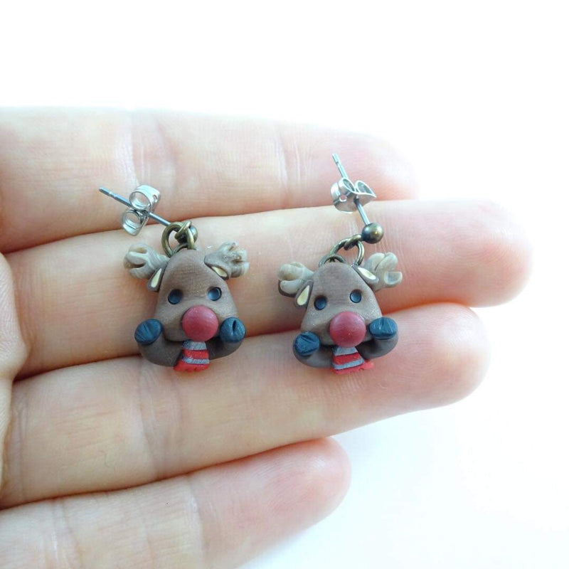 Boucles d’oreille Renne